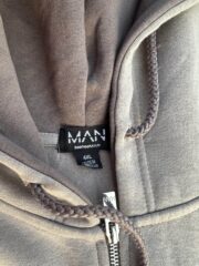 Beige Boohooman Zipper Baggy Fit - Image 2