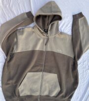 Beige Boohooman Zipper Baggy Fit - Image 4