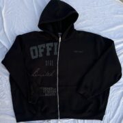 Black Boohooman zipper Baggy fit